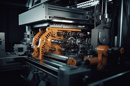 智能工厂大型机械作业图片图片