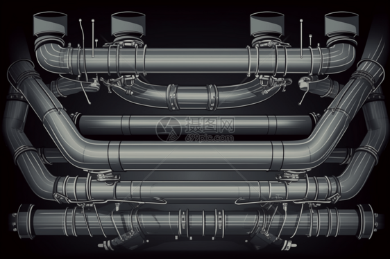 未来的排气系统图片