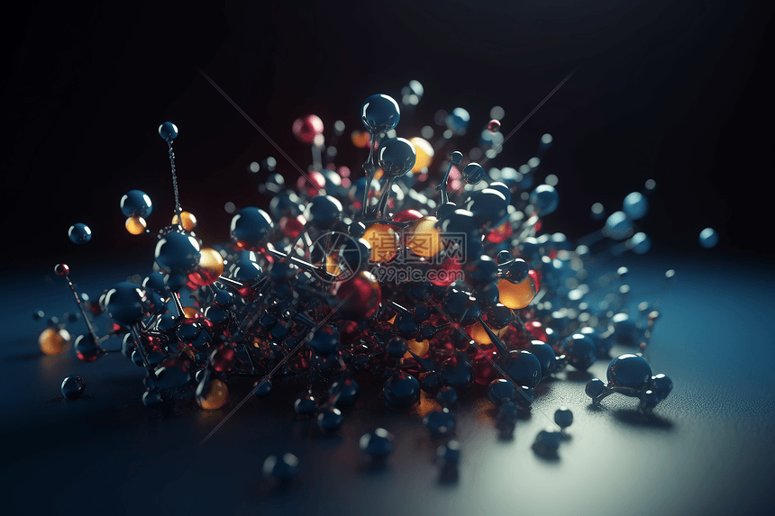 分子的结构模型图片