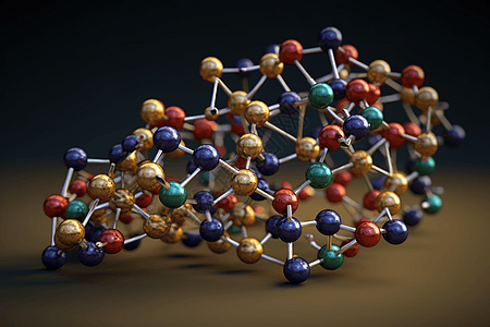 分子的组成结构背景图片