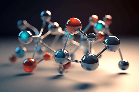 3D分子组成结构模型图片