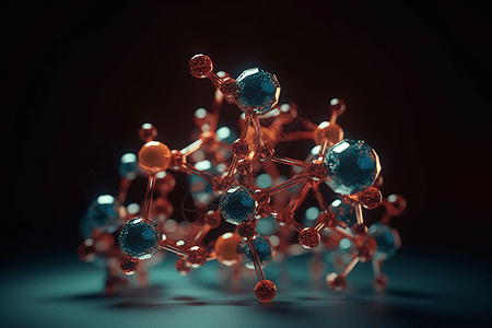 化学分子表达模型图片
