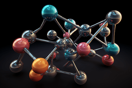 分子结构表达模型图片
