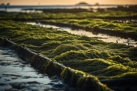 人工养殖海藻图片