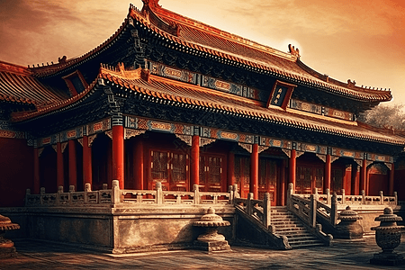 一座宏伟的皇宫图片素材-正版创意图片600138279-摄图网