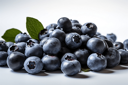 美味的蓝莓背景图片