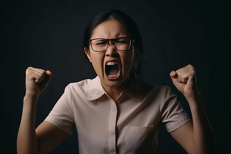 愤怒的女人图片背景图片