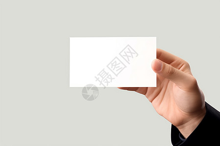一张空白的商务卡图片
