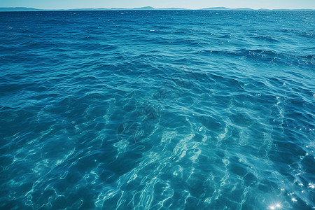 大海插画蓝色的海水背景