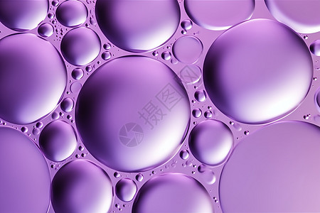 紫色气泡背景背景图片