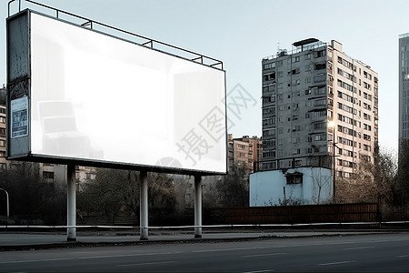 城市户外大型广告牌图片