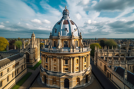 英国牛津大学学院高清图片