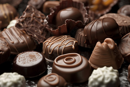 美味的巧克力糖果图片