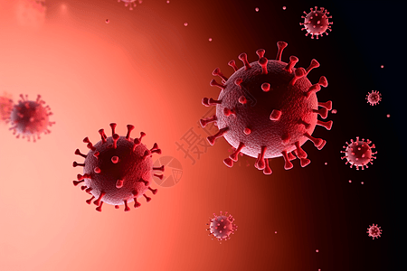 人体生物病毒概念图图片
