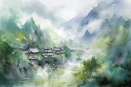 美丽的乡村风景图片