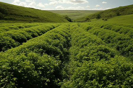 甘草田种植园图片图片