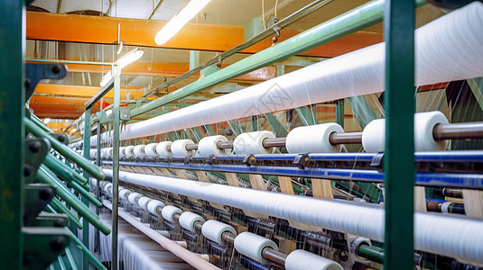 工业织物生产线图片