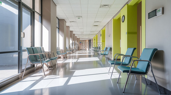 医院候诊区的走廊图片
