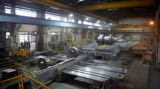 大型金属加工工厂图片
