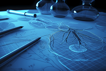 科技感医疗工具背景图片