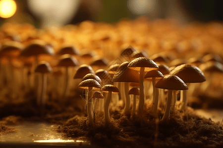 地热蘑菇农场图片