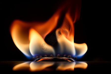 煤气的气体火焰图片