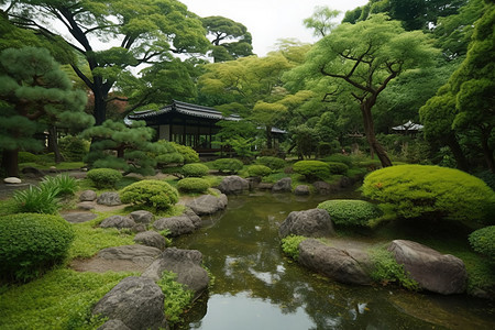 春天的户外风景图片