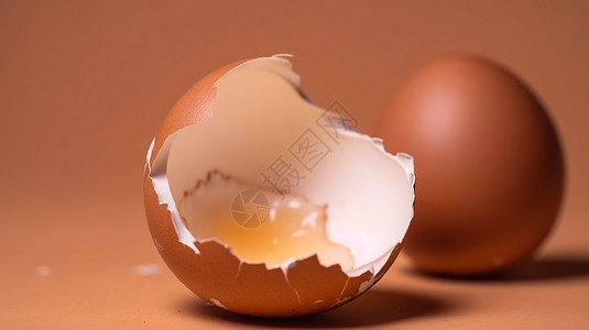 破碎的鸡蛋壳图图片