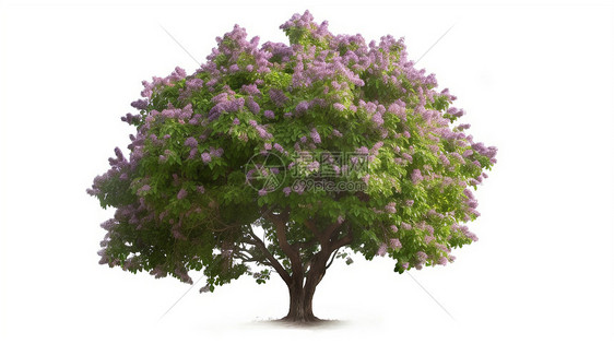 紫丁香树图片