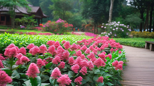 花园花卉的图片背景图片