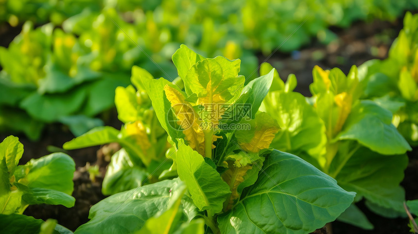 种植园里的农作物特写图图片