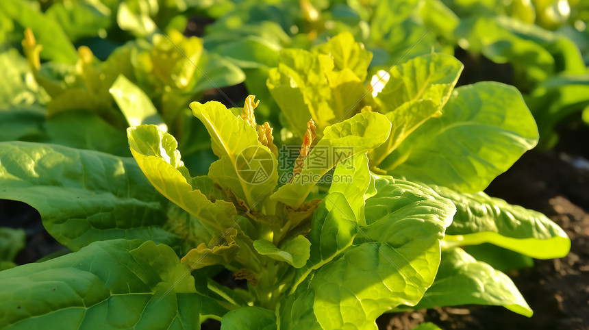 种植园里的农作物特写图片