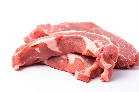 切成薄片的猪肉图片