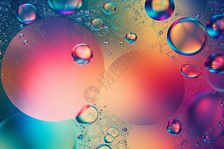 抽象的气泡图片