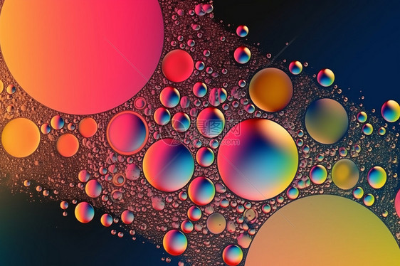 色彩的抽象泡泡图片