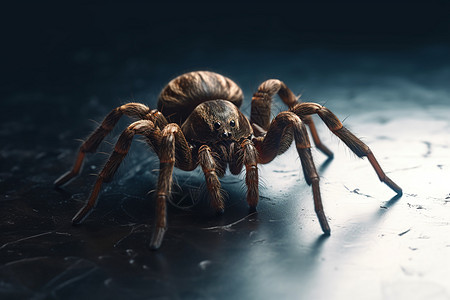 一只蜘蛛的模型图片