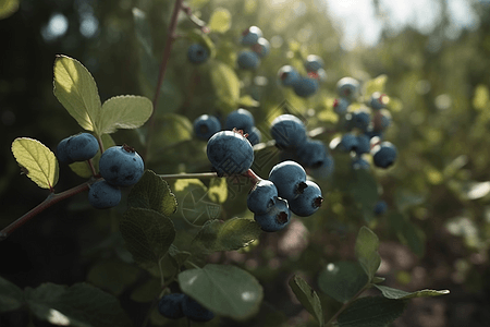 蓝莓果蔬图片