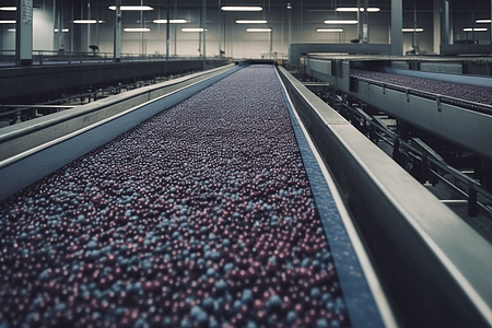 蓝莓加工厂图片