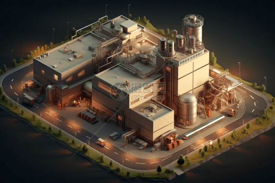 废物转化为能源的工厂图片