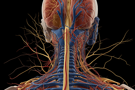 抽象医学大脑神经系统高清图片