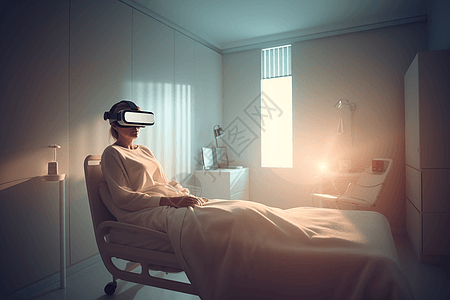 医学使用VR技术治疗图片