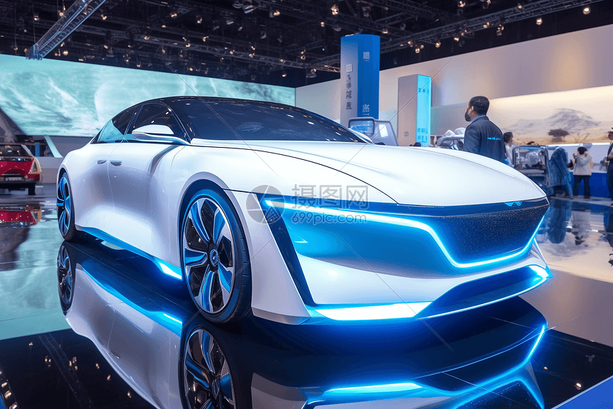新能源汽车展览图片素材-正版创意图片600148115-摄图网