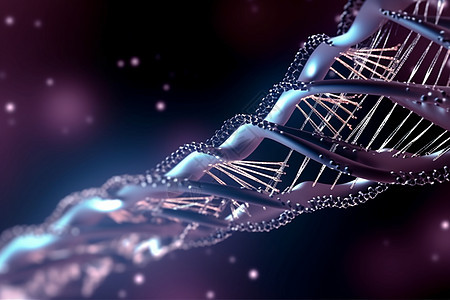 科技感3D医疗DNA图片