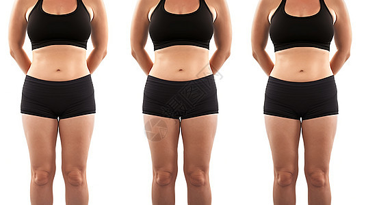 微胖型女性身材背景图片