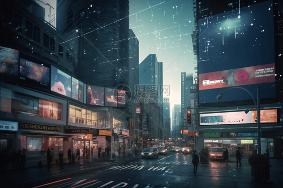 科技感智慧城市图片
