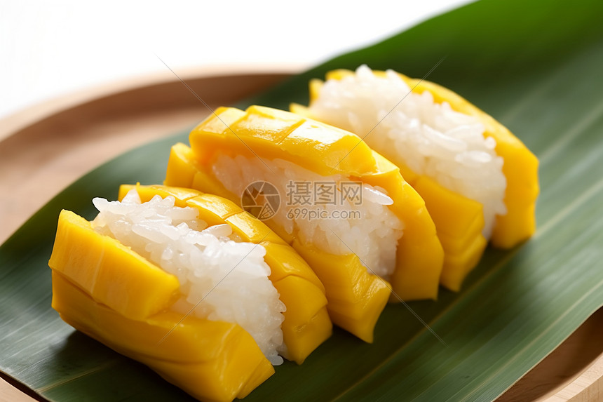美味的菠萝蜜糯米饭图片