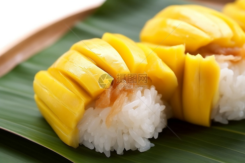菠萝蜜甜点糯米饭图片