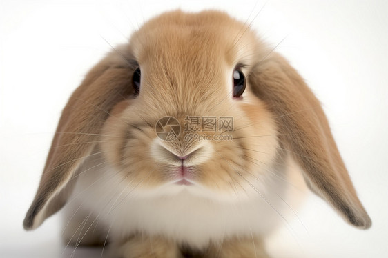 可爱垂耳兔图片