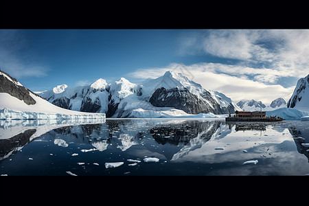 美丽的风景和南极洲的风景图片