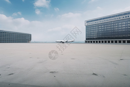 飞机停机场图片
